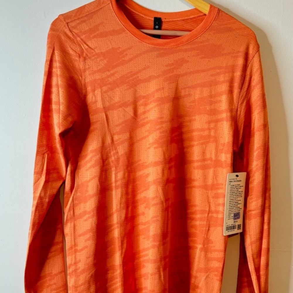 Men’s NWT Lululemon Long Sleeve Mental Vent Tech Breathe